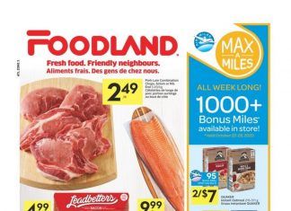 Foodland(Canada) Weekly Ad Oct 22 – Oct 28, 2020