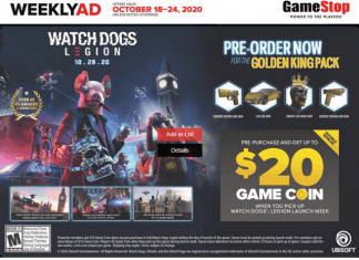 GameStop Weekly Ad Oct 18 – Oct 24, 2020
