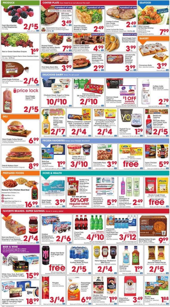 Giant Eagle Weekly Ad Oct 29 Nov 4, 2020