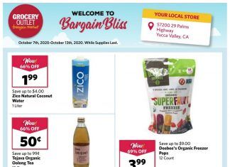 Grocery Outlet Weekly Ad Oct 07 – Oct 13, 2020