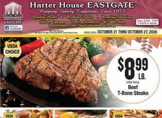 Harter House Weekly Ad Oct 21 – Oct 27, 2020