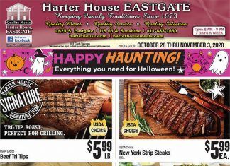 Harter House Weekly Ad Oct 28 – Nov 03, 2020