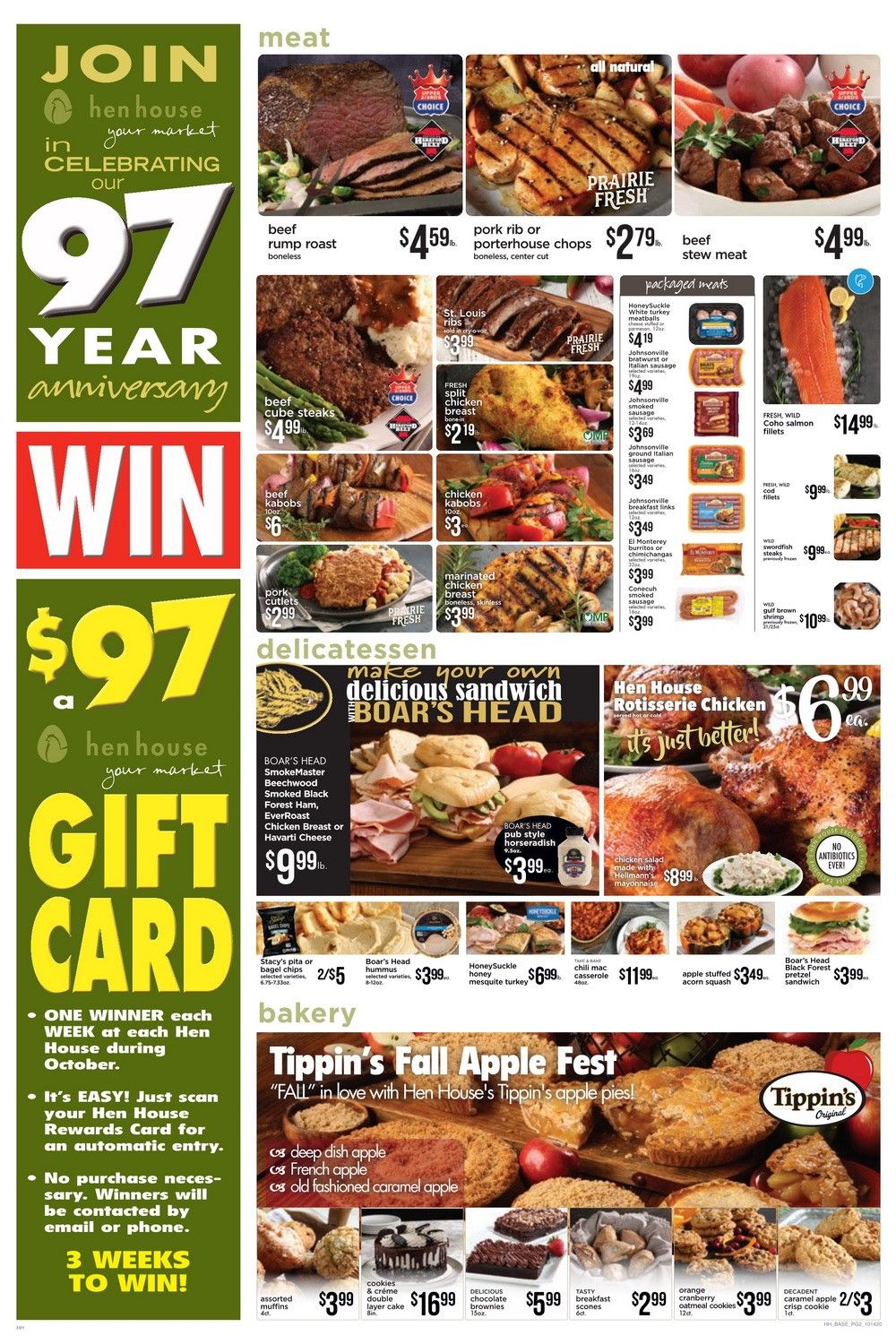 Hen House Weekly Circular Oct 14 Oct 20, 2020