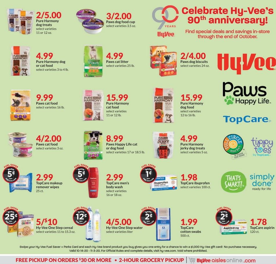 HyVee Weekly Ad Oct 28 Nov 3, 2020