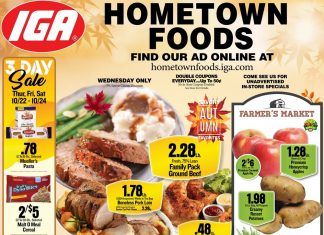 IGA Weekly Ad Oct 21 – Oct 27, 2020