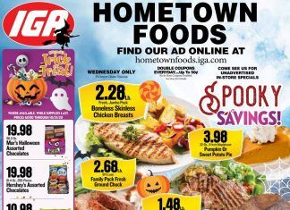 IGA Weekly Ad Oct 28 – Nov 03, 2020