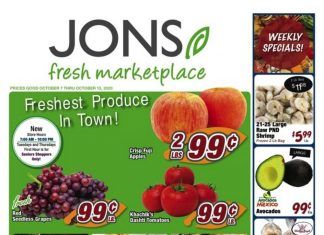 Jons Weekly Ad Oct 07 – Oct 13, 2020
