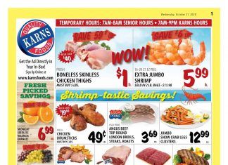 Karns Quality Foods Weekly Ad Oct 20 – Oct 26, 2020