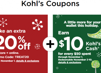 Kohls Coupons Sale Until Nov 10, 2020