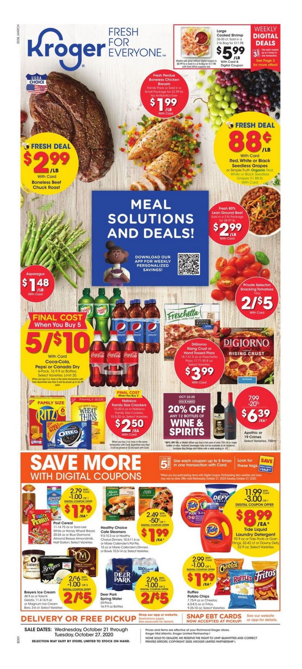 Kroger Weekly Ad Oct 21 Oct 27, 2020
