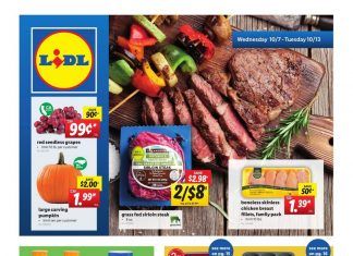 Lidl Weekly Ad Oct 07 – Oct 13, 2020