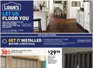 Lowe’s Weekly Ad Oct 22 – Nov 04, 2020