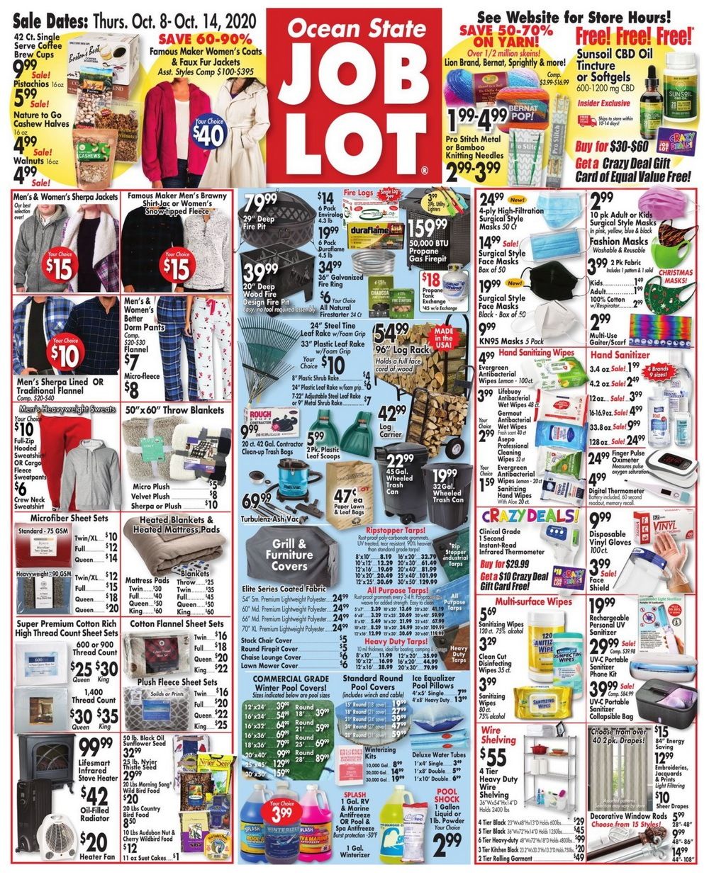 Ocean State Job Lot Weekly Ad Oct 08 Oct 14, 2020