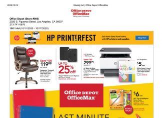 Office Depot Weekly Ad Oct 11 – Oct 17, 2020