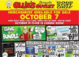 Ollie’s Weekly Ad Oct 07 – Oct 14, 2020