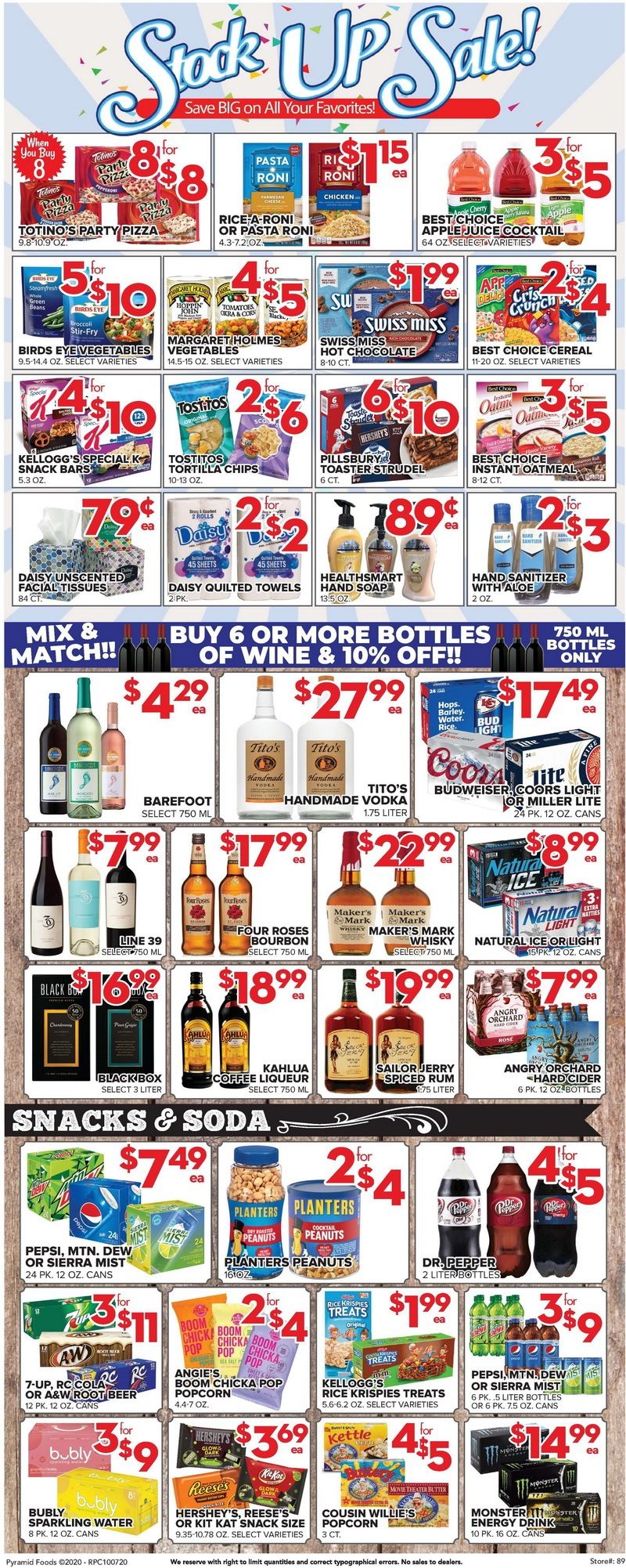 Price Cutter Weekly Ad Oct 07 Oct 13, 2020