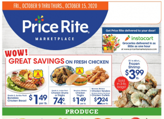 Price Rite Weekly Ad Oct 09 – Oct 15, 2020