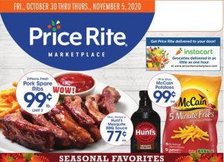 Price Rite Weekly Ad Oct 30 – Nov 5, 2020