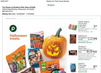 Publix Weekly Ad Oct 28 – Nov 3, 2020