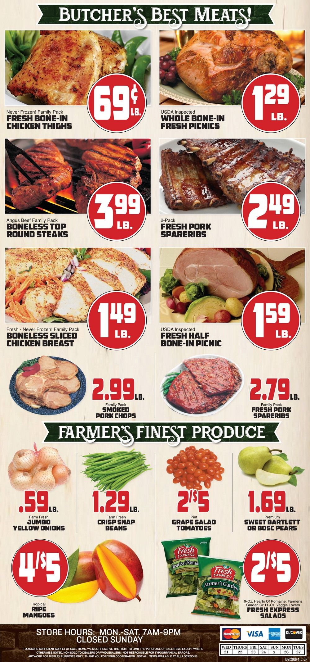 Quality Foods Weekly Ad Oct 21 – Oct 27, 2020