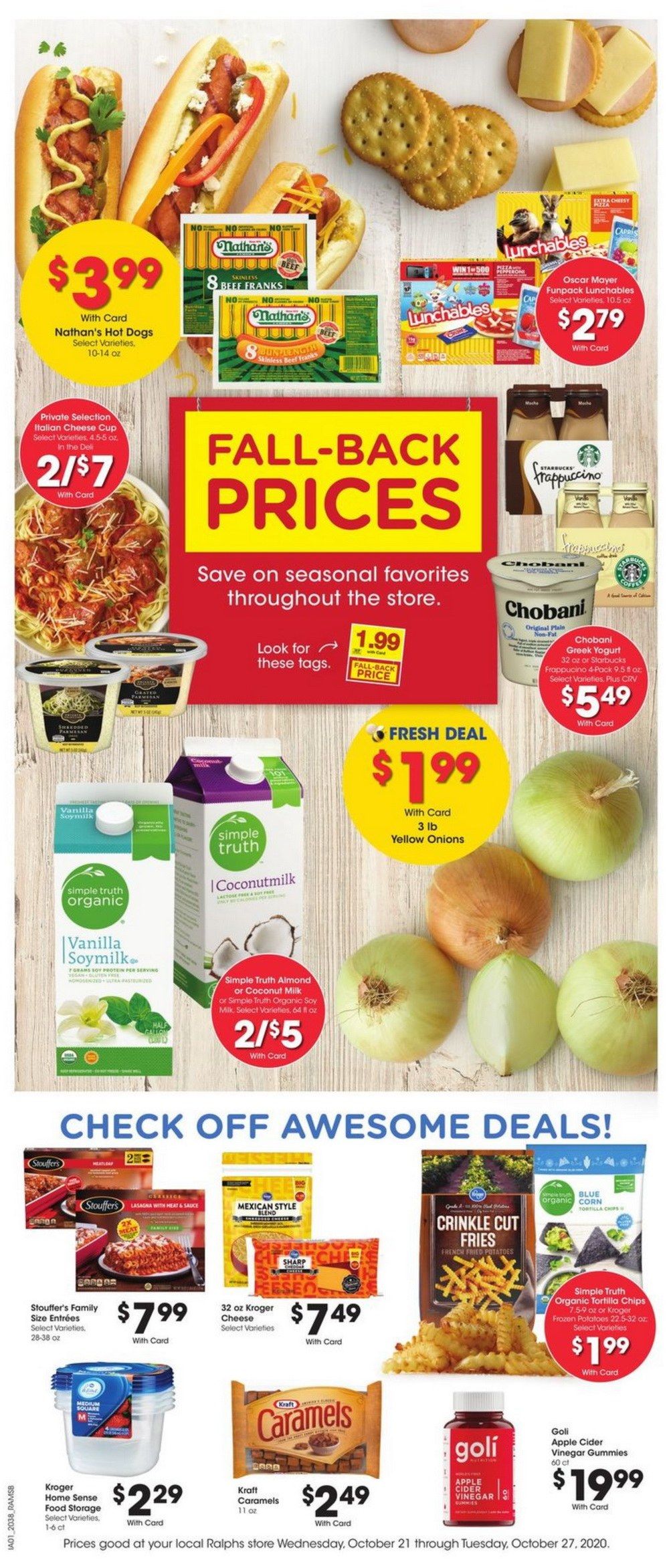 Ralphs Weekly Ad Oct 21 Oct 27, 2020