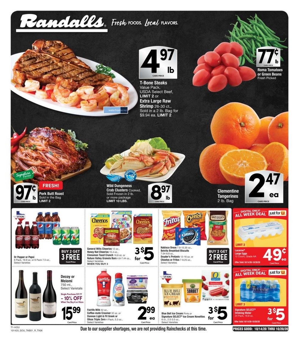 Randalls Store Ad