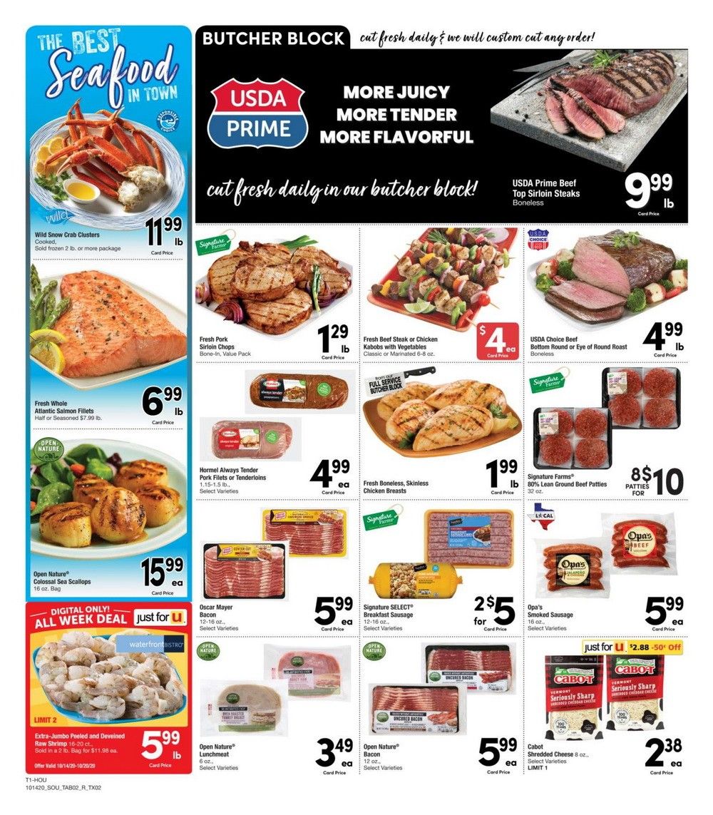 Randalls Weekly Ad Oct 14 Oct 20, 2020