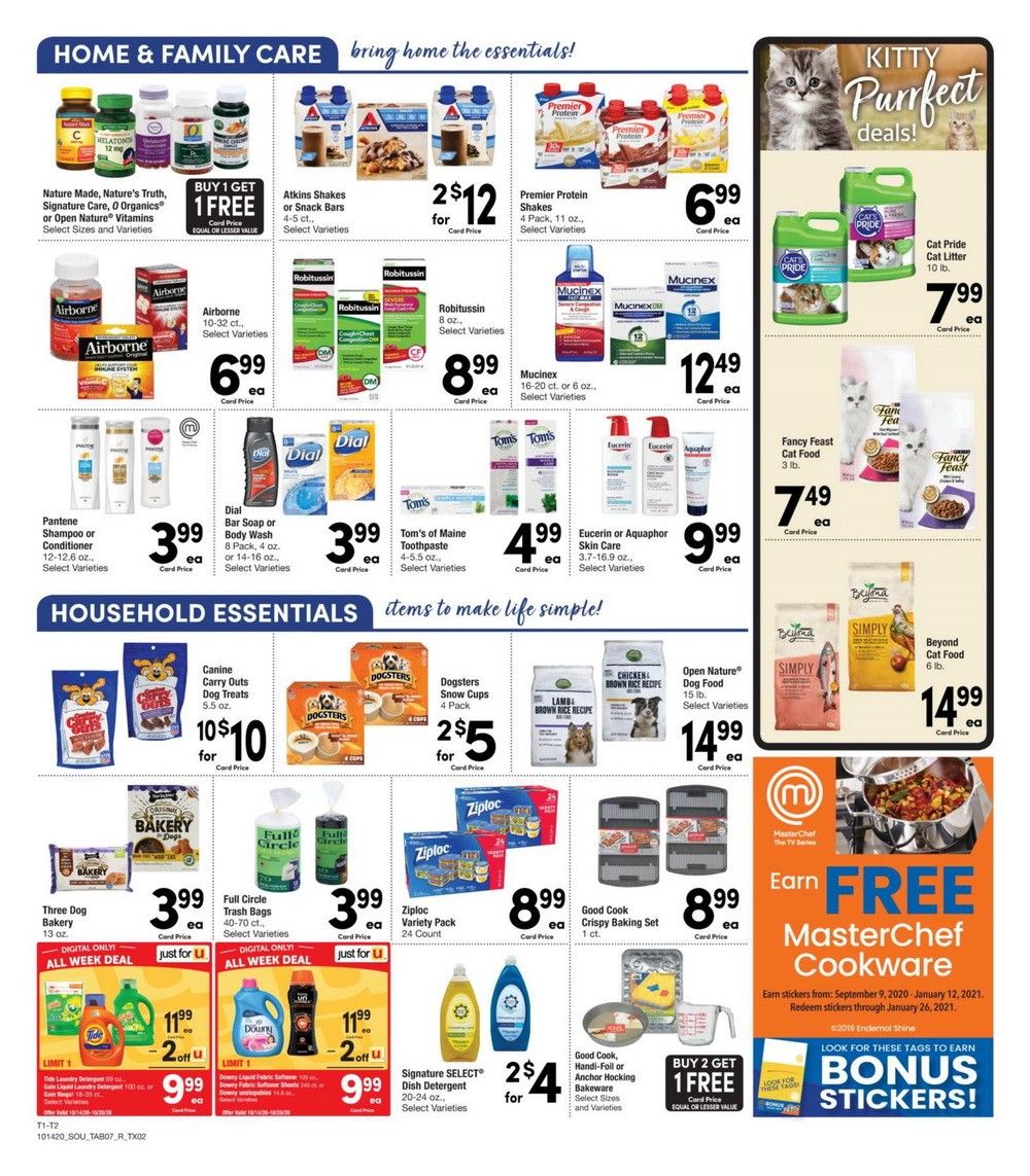 Randalls Weekly Ad Oct 14 Oct 20, 2020