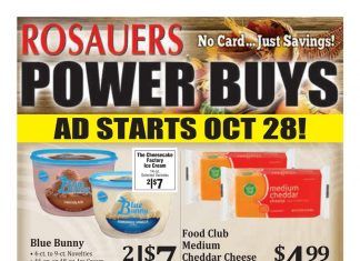 Rosauers Monthly Ad Oct 28 – Dec 1, 2020