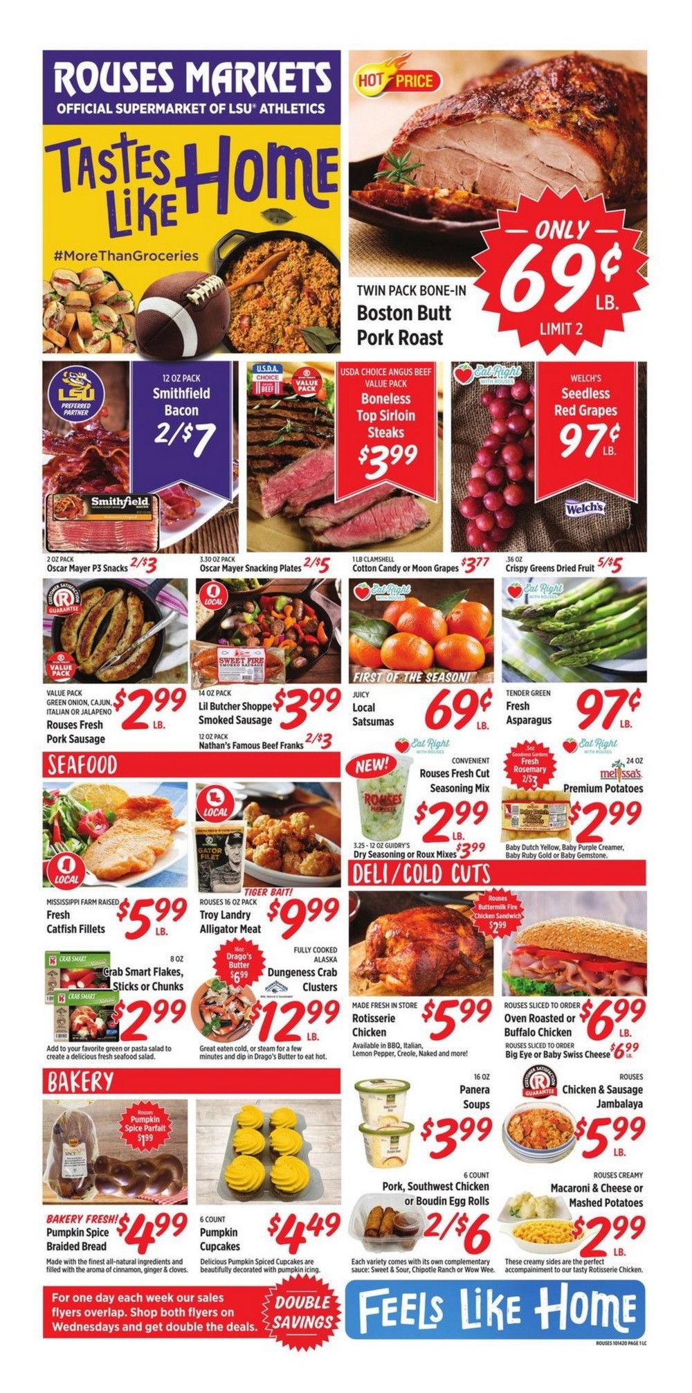 Rouses Markets Weekly Ad Oct 14 Oct 21, 2020