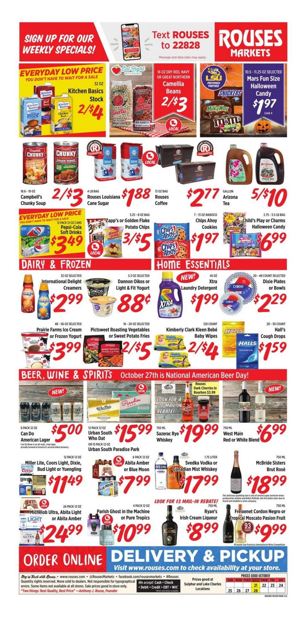 Rouses Markets Weekly Ad Oct 21 Oct 28, 2020