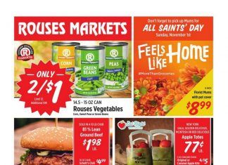 Rouses Markets Weekly Ad Oct 28 – Nov 04, 2020