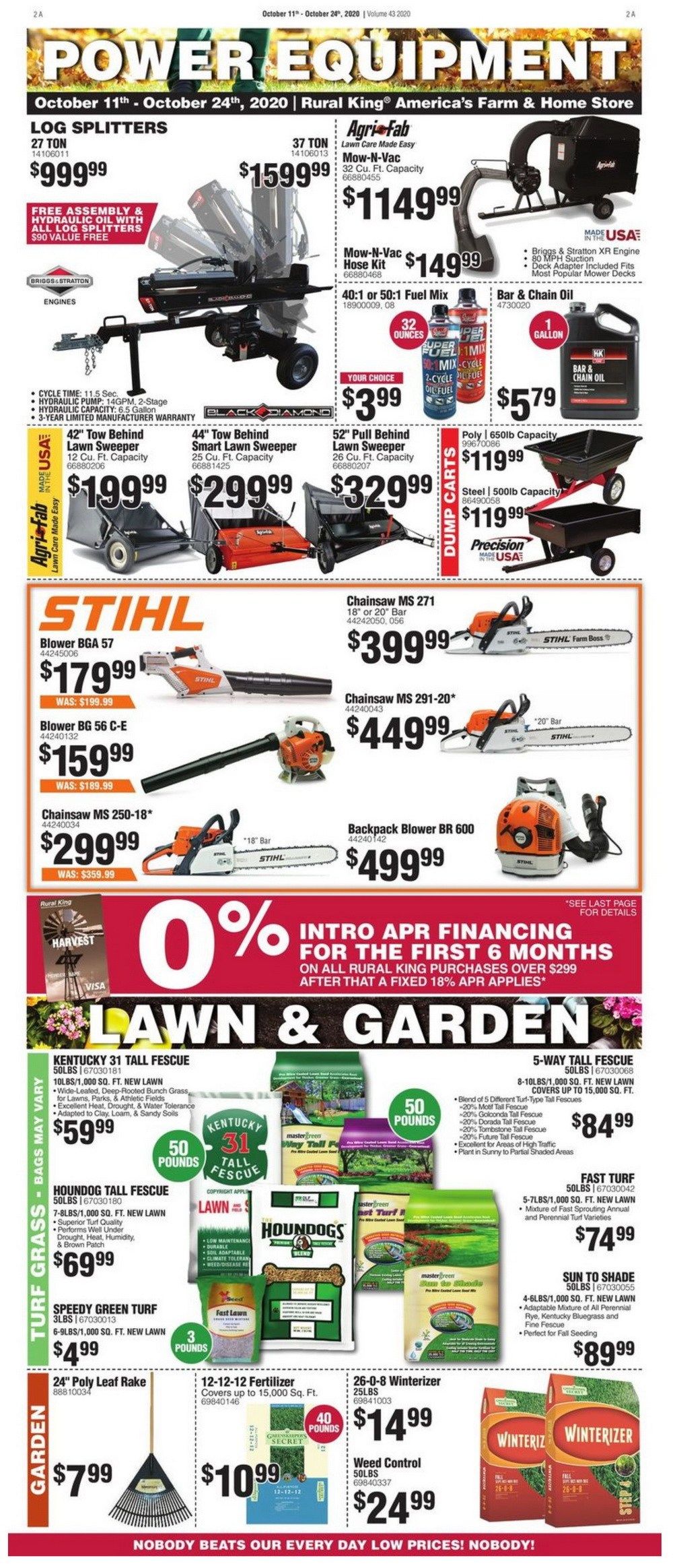 Rural King Weekly Ad Oct 11 – Oct 24, 2020