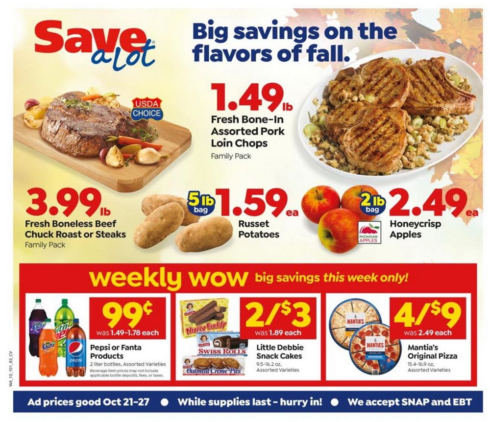 Save A Lot Weekly Ad Oct 21 Oct 27, 2020