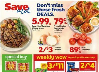 Save A Lot Weekly Ad Oct 28 – Nov 3, 2020