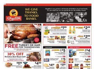 ShopRite Weekly Ad Oct 25 – Oct 31, 2020