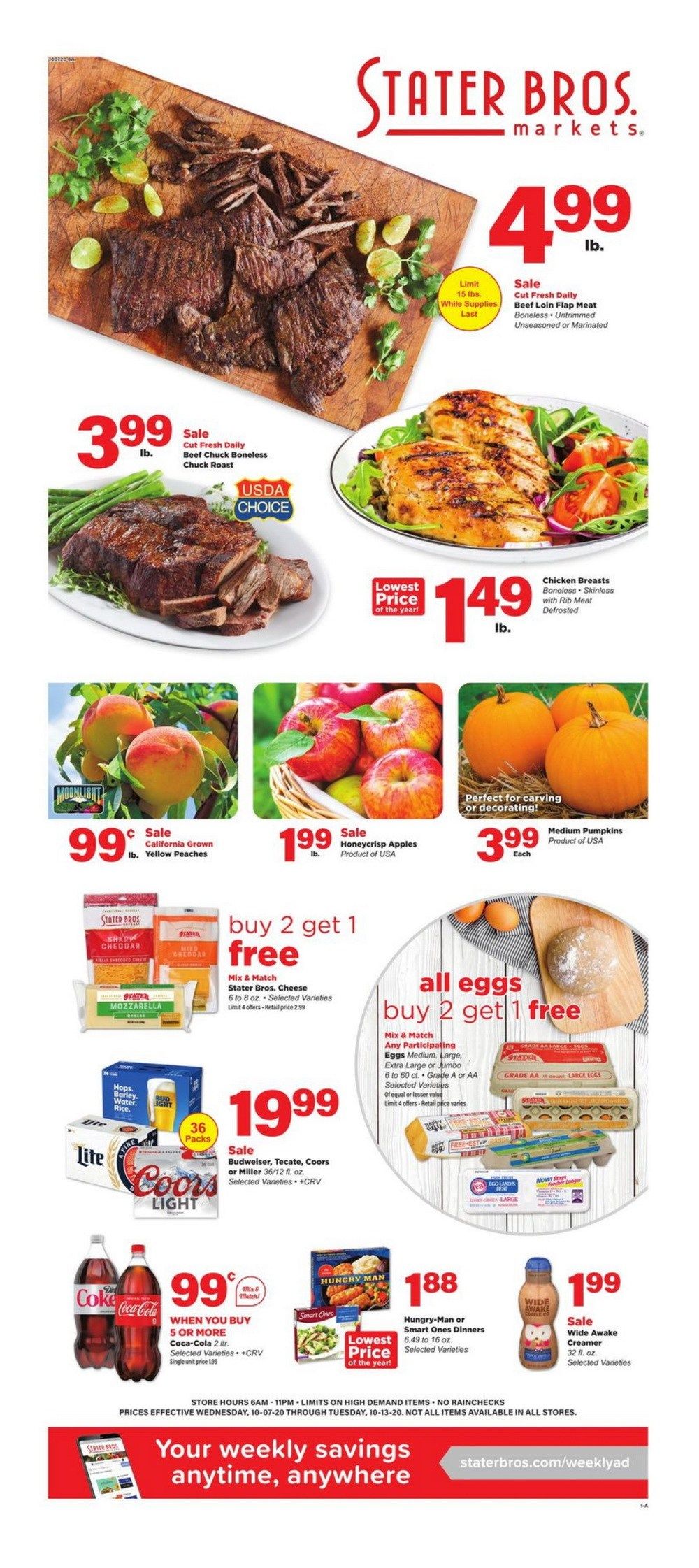 Stater Bros Weekly Ad Oct 07 Oct 13, 2020