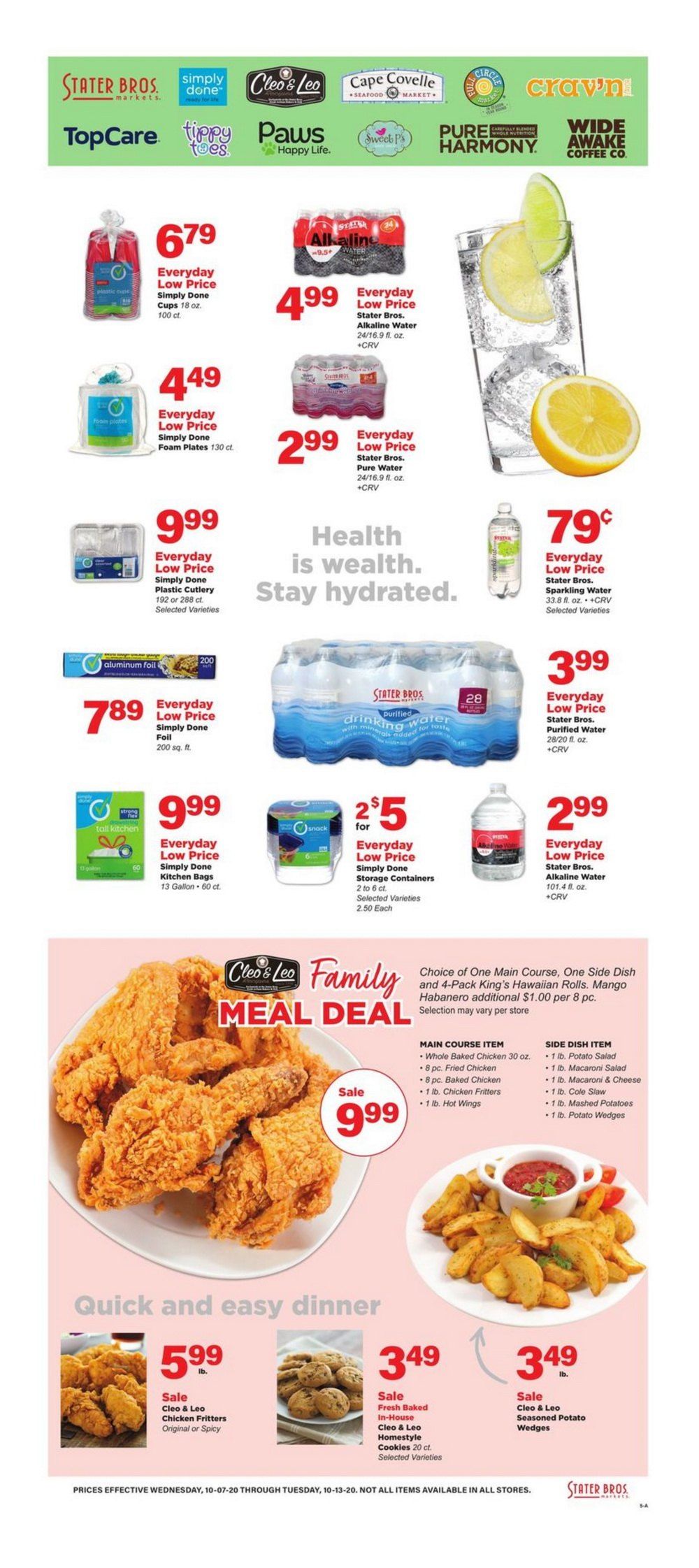 Stater Bros Weekly Ad Oct 07 Oct 13, 2020