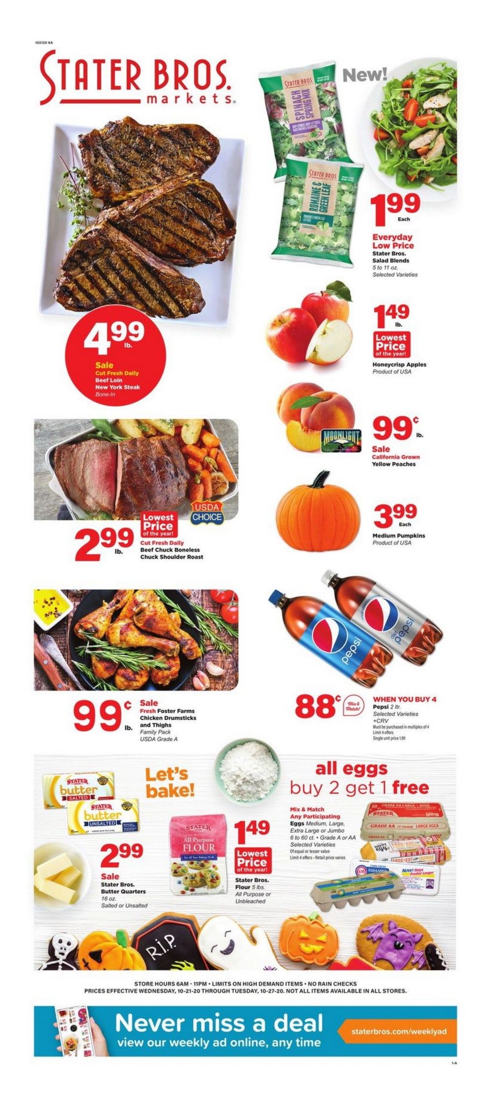 Stater Bros Weekly Ad Oct 21 Oct 27, 2020
