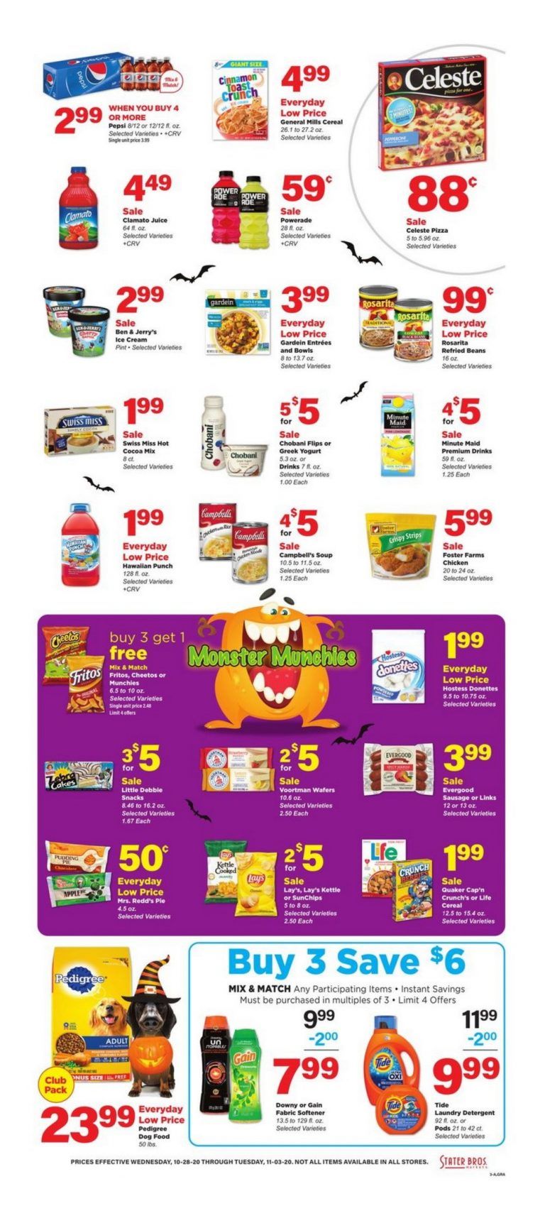 Stater Bros Weekly Ad Oct 28 Nov 03, 2020