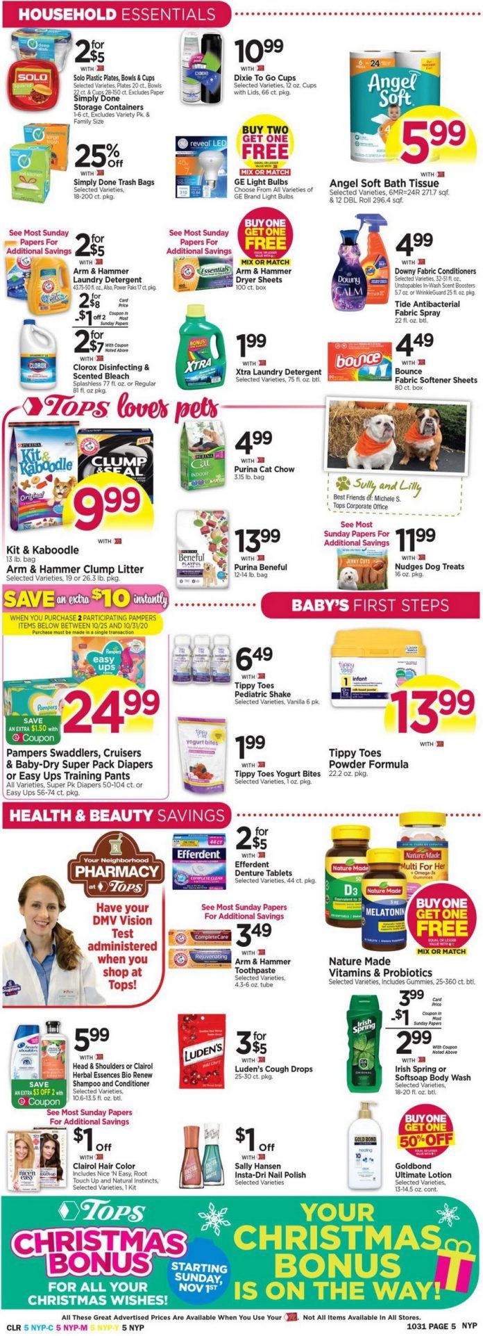 Tops Weekly Ad Oct 25 Oct 31, 2020
