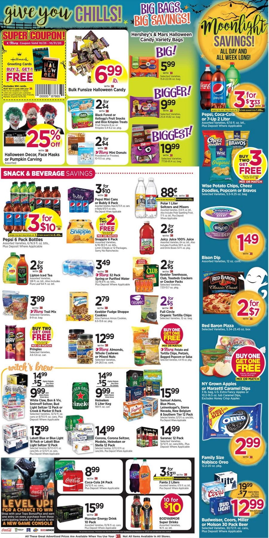 Tops Weekly Ad Oct 25 Oct 31, 2020