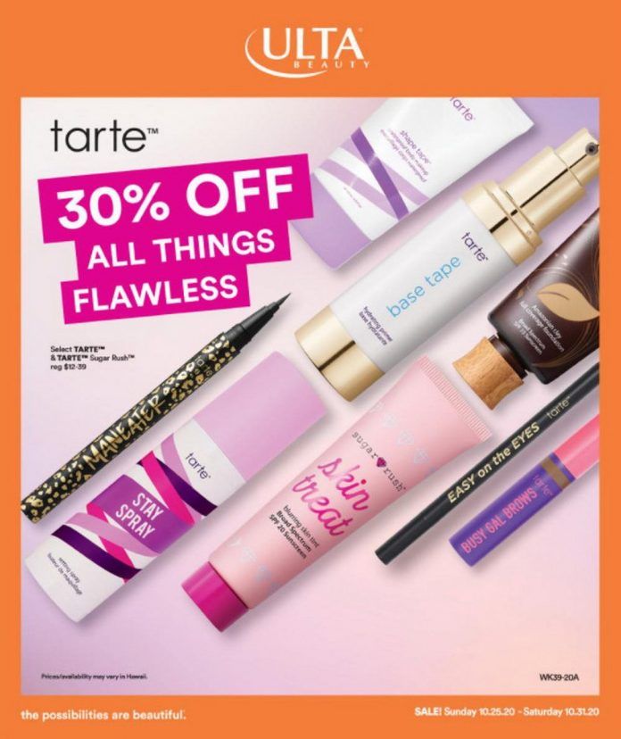 Ulta Beauty Weekly Ad Oct 25 Oct 31, 2020