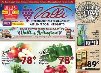 Valli Produce Weekly Ad Oct 07 – Oct 13, 2020