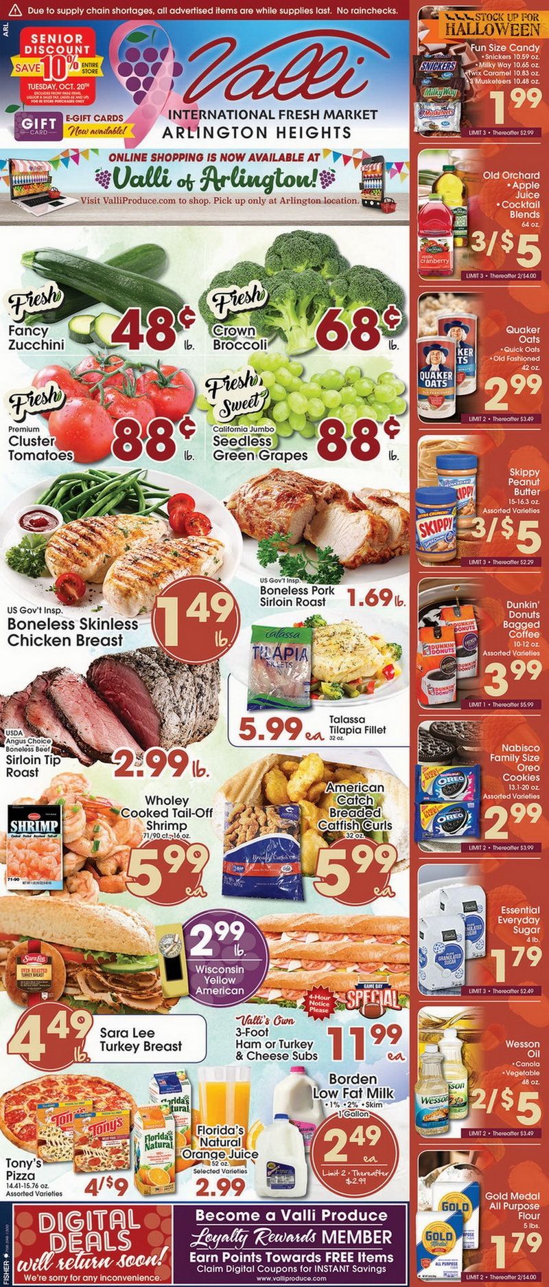 Valli Produce Weekly Ad Oct 14 Oct 20, 2020