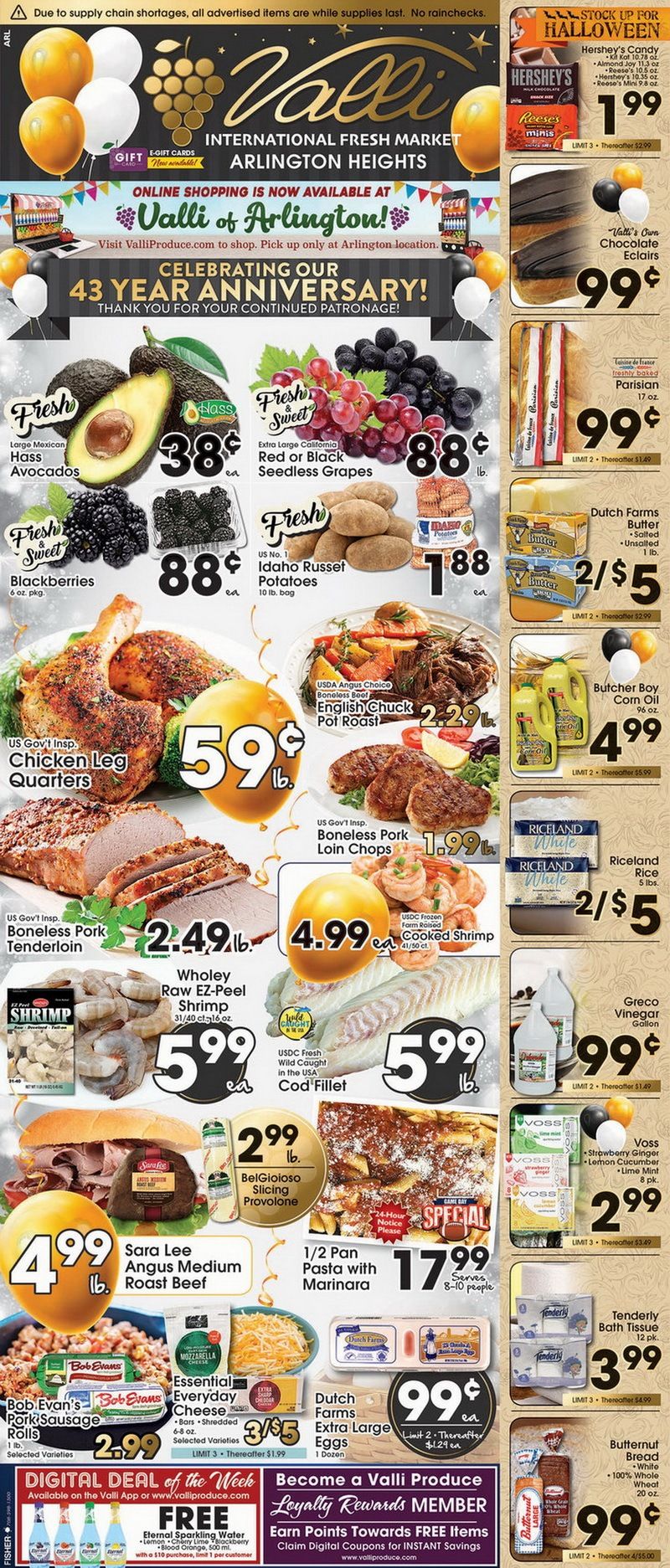 Valli Produce Weekly Ad Oct 21 Oct 27, 2020