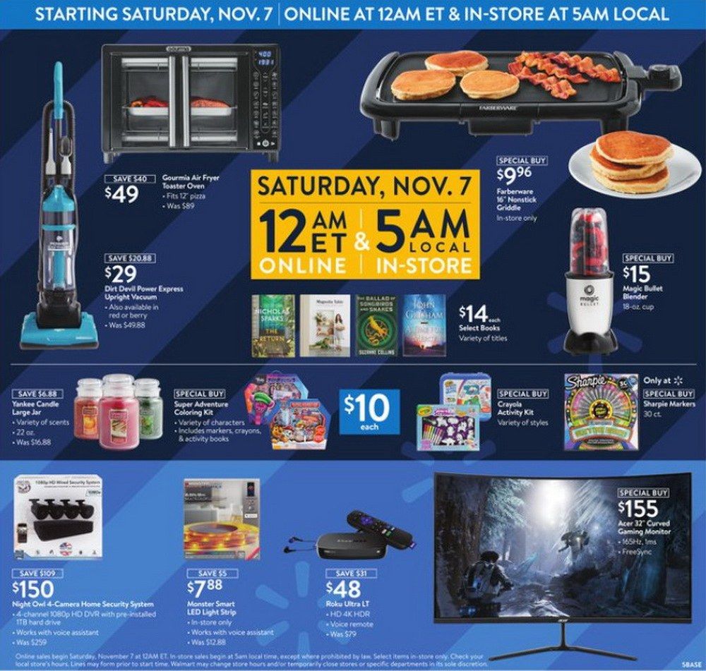 Walmart Black Friday Ad Nov 04 – Nov 08, 2020 - What Time Can You Order Walmart Black Friday Deals Online