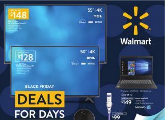 Walmart Black Friday Ad Nov 11 – Nov 15, 2020