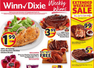 Winn-Dixie Weekly Ad Oct 7 – Oct 13, 2020
