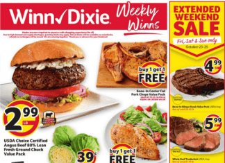 Winn-Dixie Weekly Ad Oct 21 – Oct 27, 2020